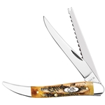 Case 6.5 BoneStag Fishing Knife 65340 - Engravable