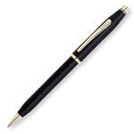 Cross Century II Classic Black W/23 Karat Gold Ball-Point Pen 2502WG