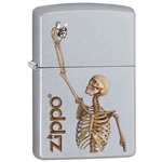 Zippo Skeleton Holding a Zippo