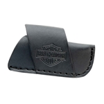 Harley-Davidson® Black Leather Side Draw Belt Sheath 52100