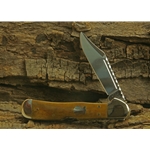 Smooth Antique Bone Mini CopperLock with Worked Blade and Backspring, Gift Box 32523 - Engravable