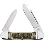 Case Select 25th Anniversary Natural Bone Canoe with Colorwash 10417 - Engravable