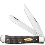 Case Black Curly Oak Trapper 14000 - Engravable