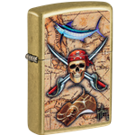 Zippo Guy Harvey Pirate Map 48966