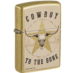 Zippo Buck Wear Cowboy To The Bone 48937