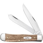 Case Natural Zebra Wood Trapper 25141 - Engravable