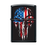 Zippo Punisher Flag Skull - 55126