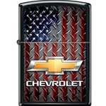 Zippo Chevy Bowtie & Flag - 78216