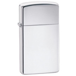 Zippo® Plain High Polish Chrome-Slim