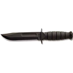 KA-BAR Short Kraton G Handled Black Plain Edge-Hard Sheath