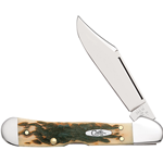 Amber Bone Mini-Copperlock 133 - Engravable