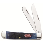 Navy Blue Bone With Red Raised Shield Trapper 7051