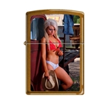 Zippo Sexy Cowgirl Red Top 43235