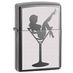Zippo Lady in Cocktail Glass 20519
