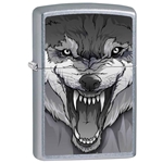 Zippo Snarling Wolf