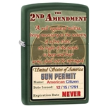 Zippo 2nd Amendment Gun Permit