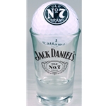 Jack Daniels Shot Glass with Golf Ball 8514