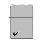 Zippo Pipe Lighter - Satin Chrome 17866