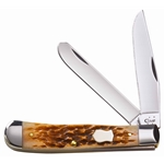 Amber Bone Hand Fired Trapper SFO 39940 - Engravable