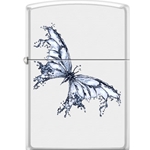 Zippo Butterfly,White Matte