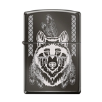 Zippo Wolf Engraved