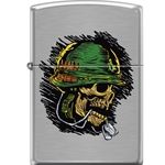 Zippo Soldier Skull