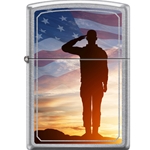 Zippo Soldier Salute