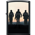 Zippo 3 Soldiers Sunset