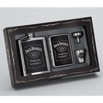 Jack Daniel's Flask/Case/Shot and Funnel Gift Set-Engravable 8477