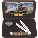 Vietnam Veterans Natural Bone Trapper 22040 - Engravable