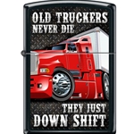 Zippo Old Truckers Never Die 12756