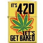 Zippo It's 420 Lets Get Baked! 21662