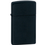 Zippo® Plain Slim-Black Matte