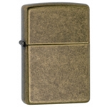 Zippo® Plain-Antique Brass