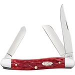 Dark Red Bone Medium Stockman CV 31951 - Engravable