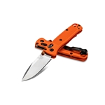 Benchmade Mini Bugout 533 Satin Blade Razor Edge Orange Handle