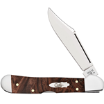 Brown Maple Burl Wood Mini Copperlock 64067 - Engravable