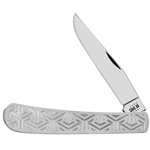 Brushed Chrome Deep Carved Trapper Canvas Series 10957 - Engravable