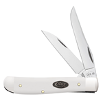Smooth White Synthetic Mini Trapper 63965 - Engravable