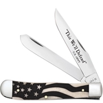 US Army Natural Bone Trapper 15053 - Engravable