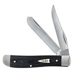 Black Micarta Mini Trapper 27822 - Engravable