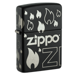 Zippo And Flames Laser 360/Chrome 48908`
