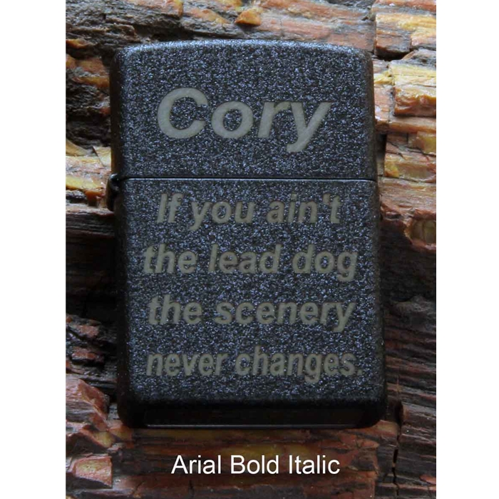 Zippo Black Crackle 236 With Personalization Zippo Black Crackle 236 With Personalization