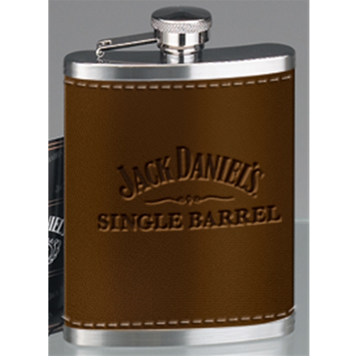 Jack Daniels Leather Wrapped Flask 5541